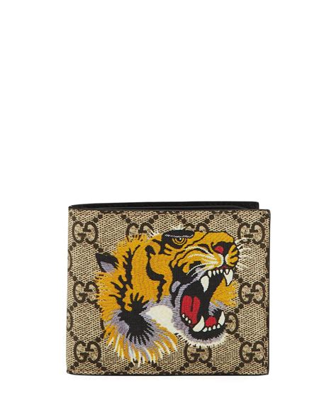 gucci wallet mens tiger|gucci wallet men tiger.